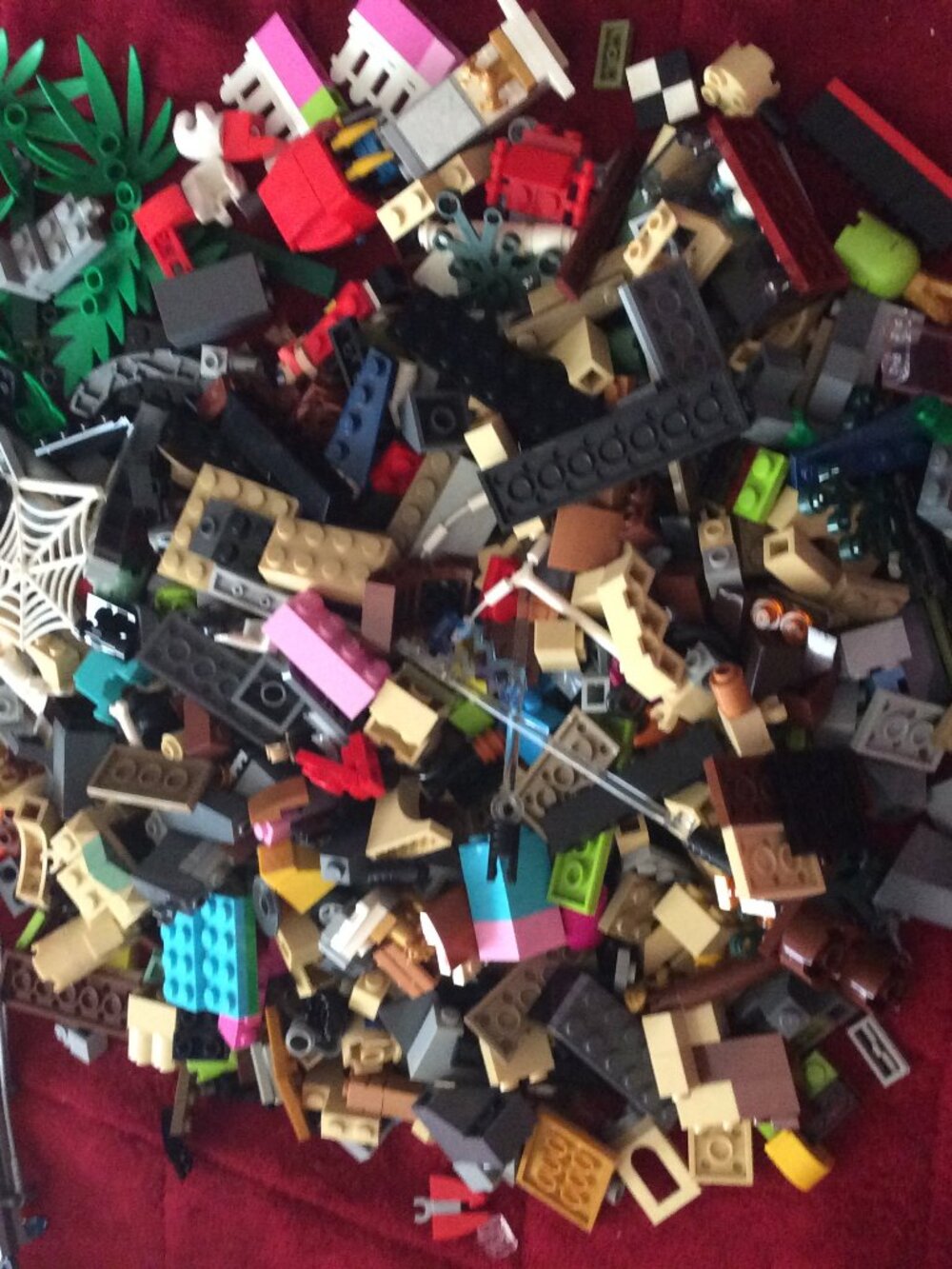 Large Lot of Lego Building Pieces (1 3/4 Pounds)